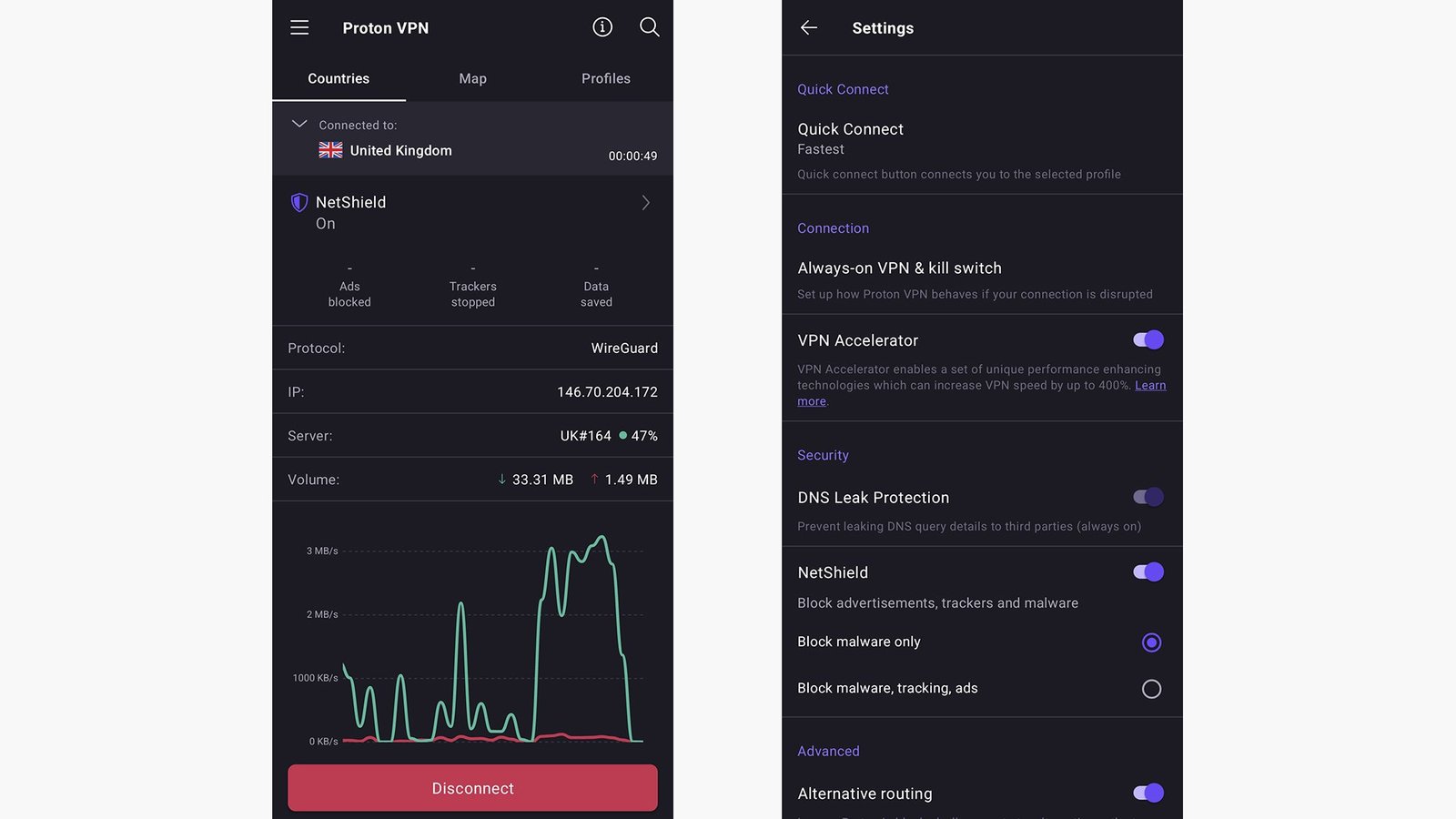 Ứng dụng Proton VPN