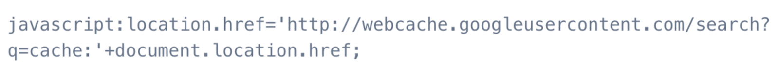 Đọc mã javascript:location.href=