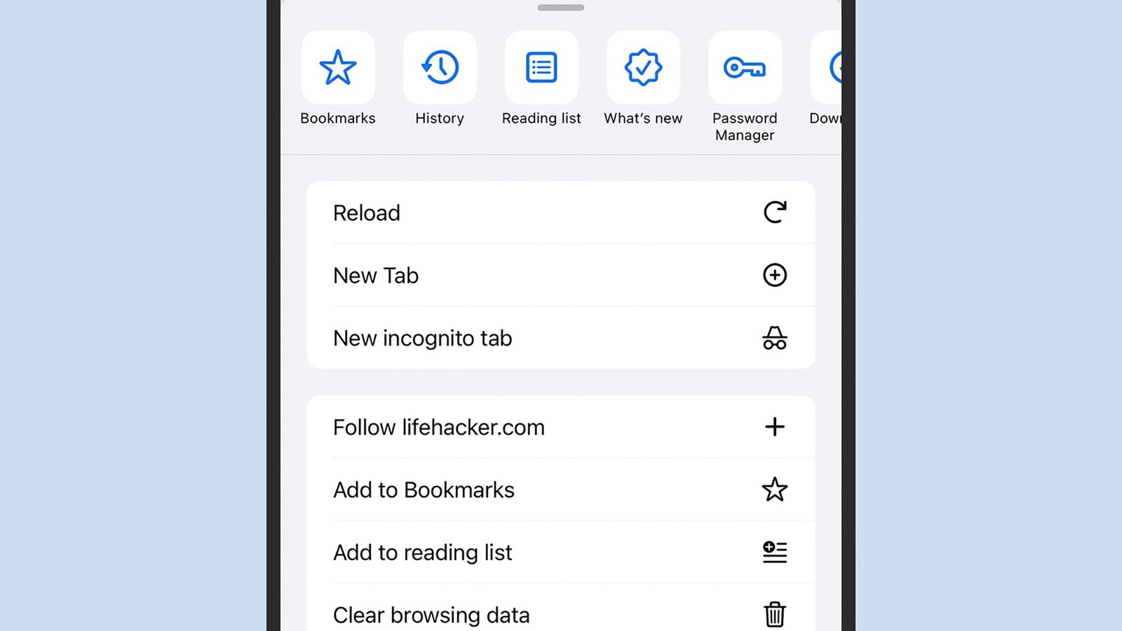 Chrome dành cho iOS